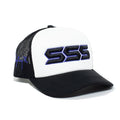 TRIPLES SIGNATURE TRUCKER HAT BLACK/WHITE