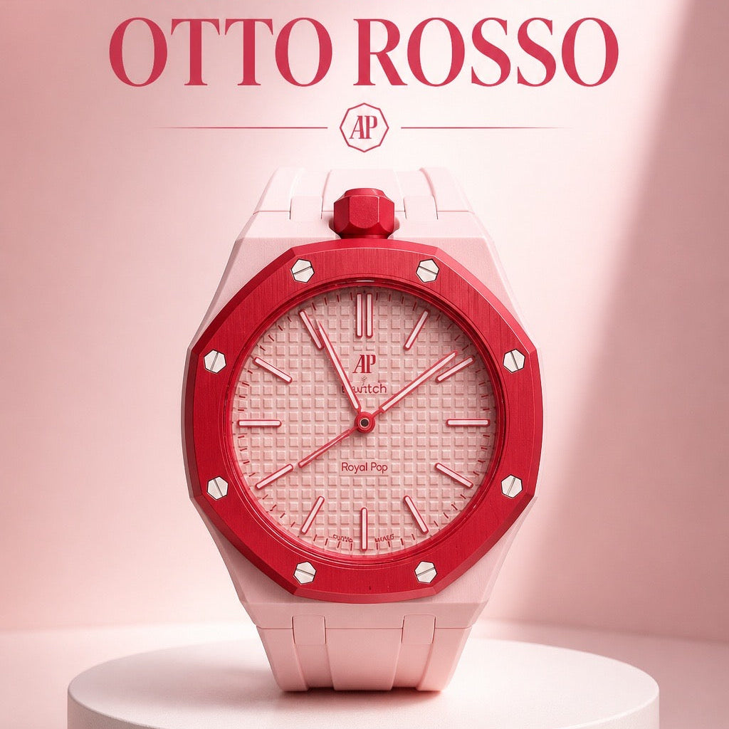 Swatch x Audemars Piguet AP Bioceramic Royal Pop Otto Rosso SSX03R100N
