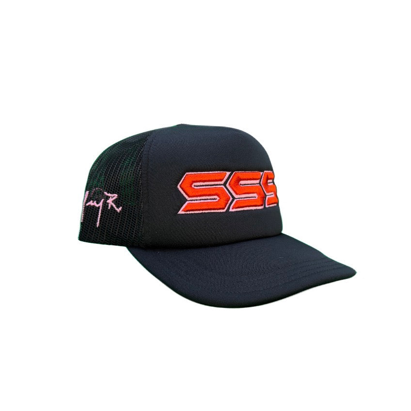 TRIPLES SIGNATURE TRUCKER HAT BLACK