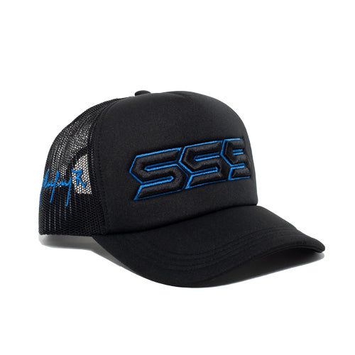 TRIPLES SIGNATURE TRUCKER HAT BLACK