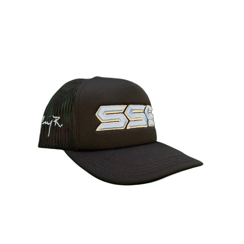 TRIPLES SIGNATURE TRUCKER HAT BLACK