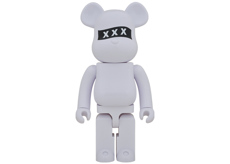BEARBRICK X GOD SELECTION XXX 1000% WHITE