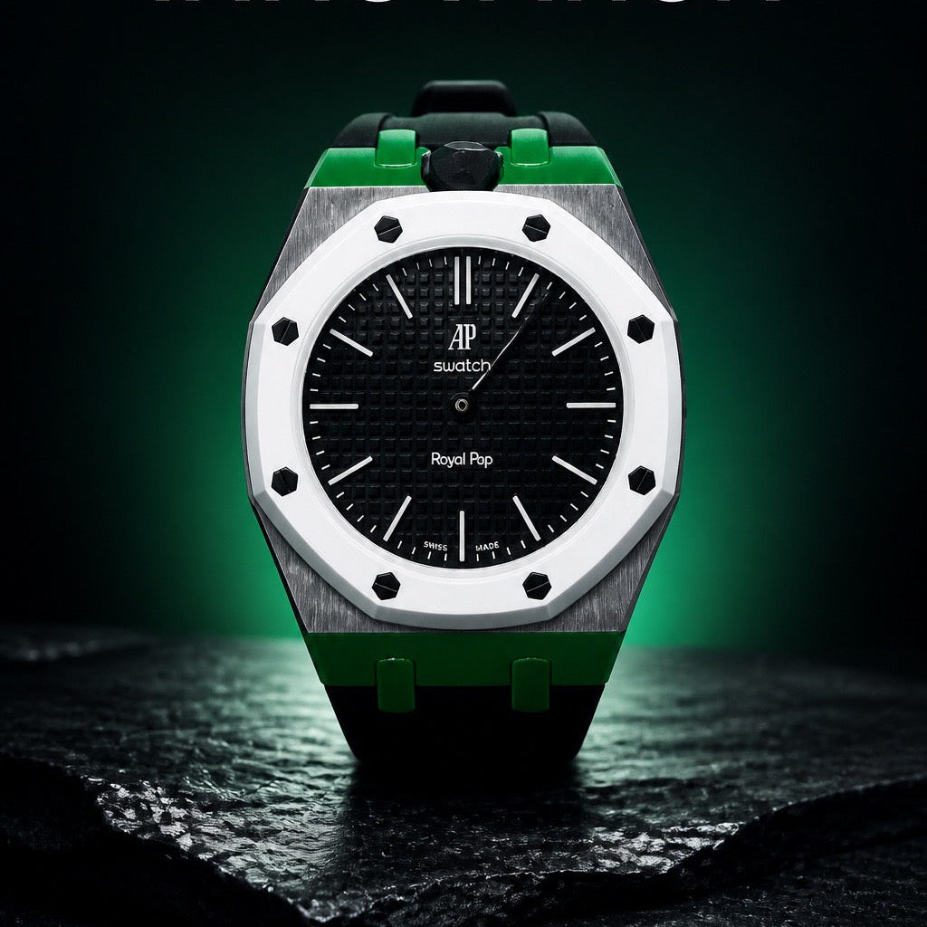 Swatch x Audemars Piguet AP Bioceramic Royal Pop Ocho Negro SSX03W101N