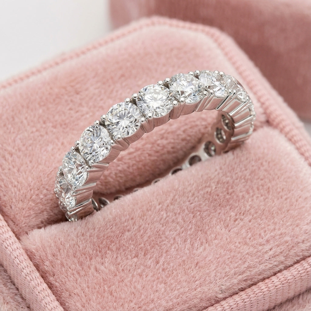 RING ETERNITY LAB DIAMOND EVERLASTING LOVE WHITE GOLD