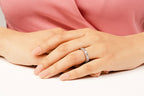 RING ETERNITY LAB DIAMOND EVERLASTING LOVE WHITE GOLD