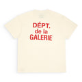 GALLERY DEPT. FRENCH TEE CREAM/ORANGE