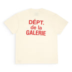 GALLERY DEPT. FRENCH TEE CREAM/ORANGE