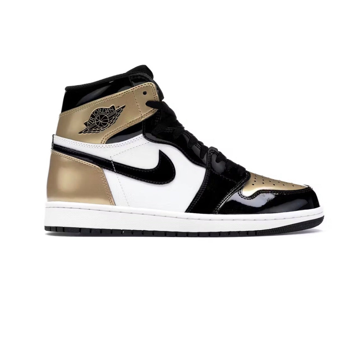 Jordan 1 Retro High NRG Patent Gold Toe