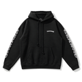 Chrome Hearts Black Scroll Logo Pullover Hoodie