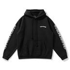 Chrome Hearts Black Scroll Logo Pullover Hoodie