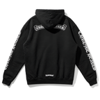 Chrome Hearts Black Scroll Logo Pullover Hoodie