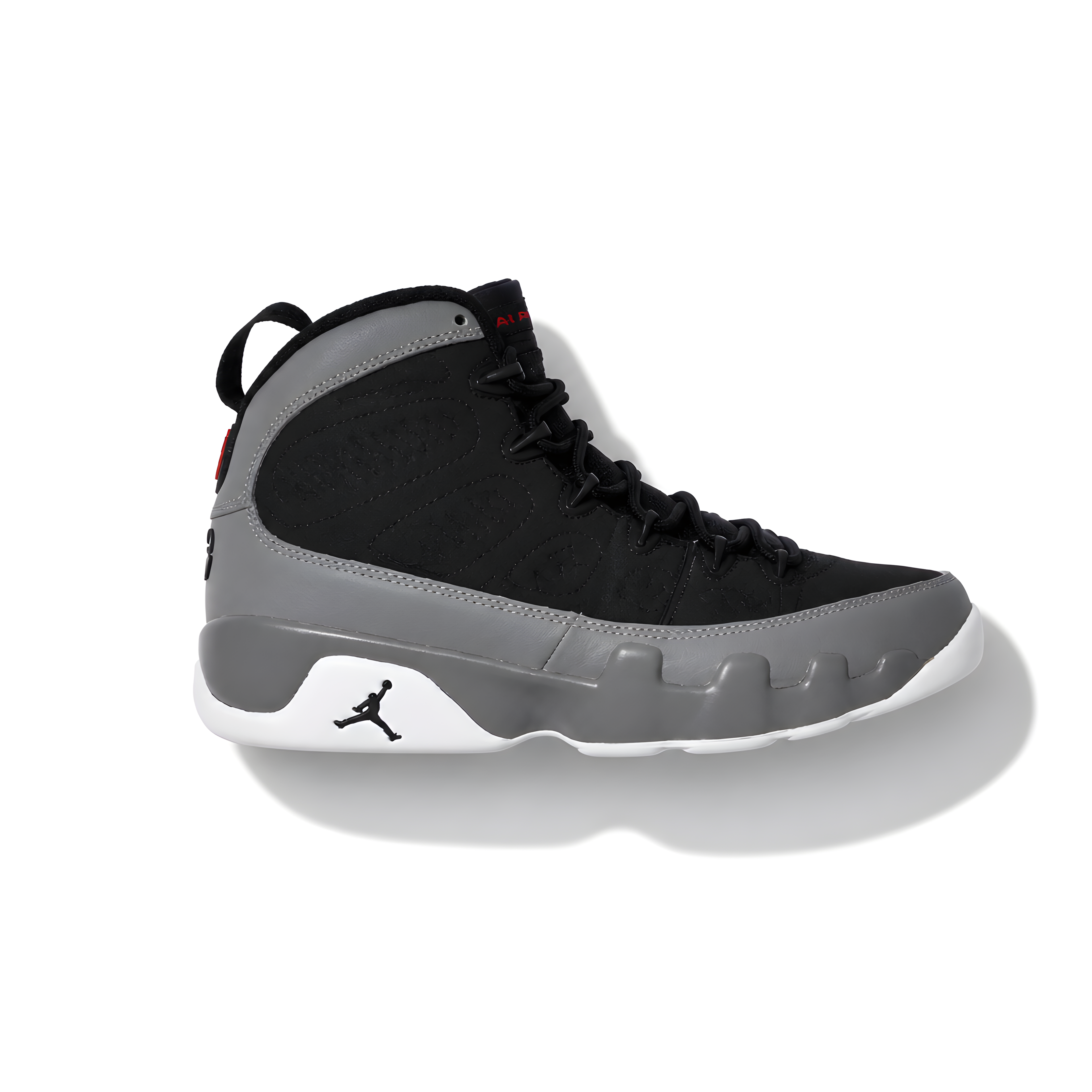 JORDAN 9 RETRO PARTICLE GREY