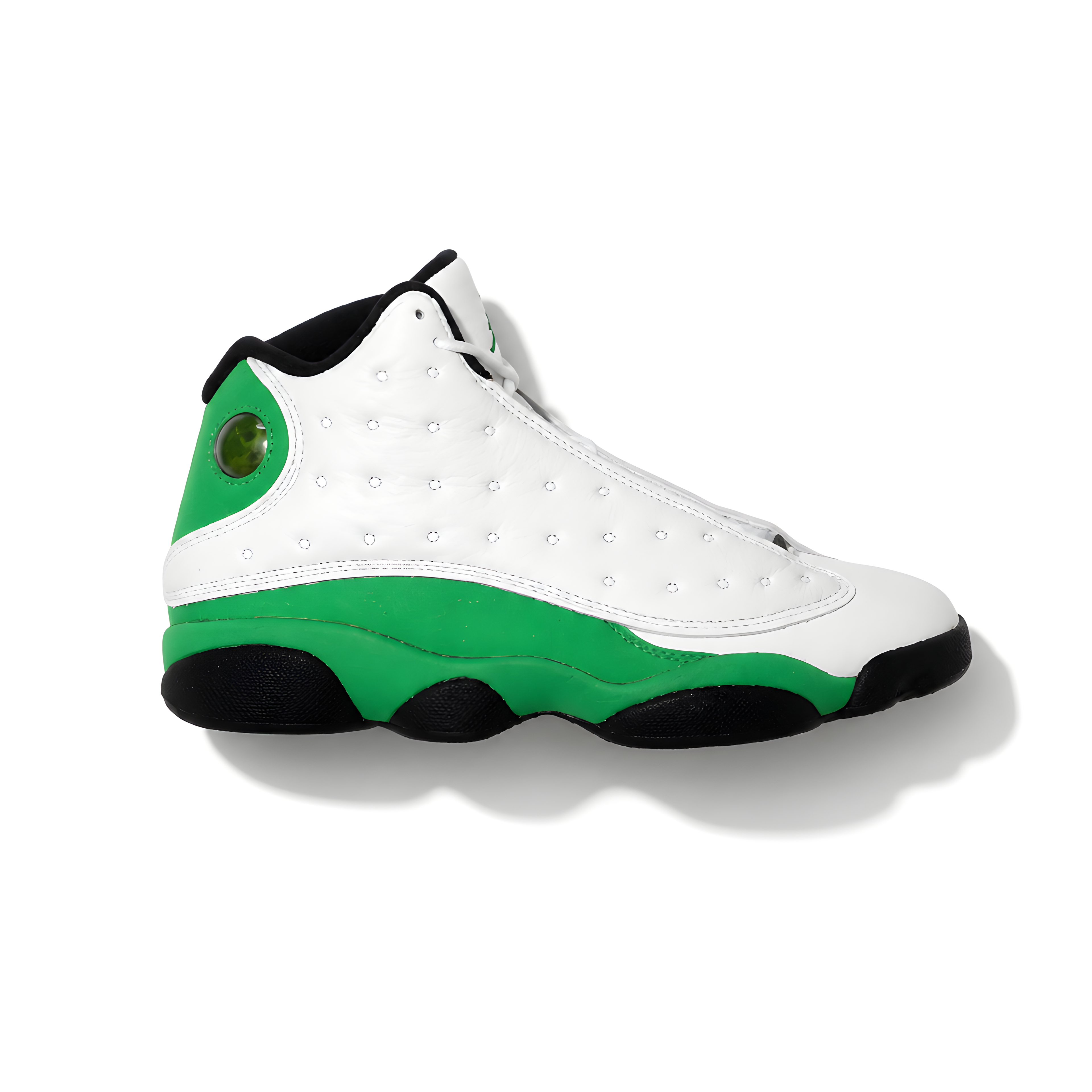 JORDAN 13 RETRO WHITE LUCKY GREEN
