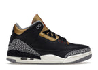Jordan 3 Retro Black Cement Gold (Women's)