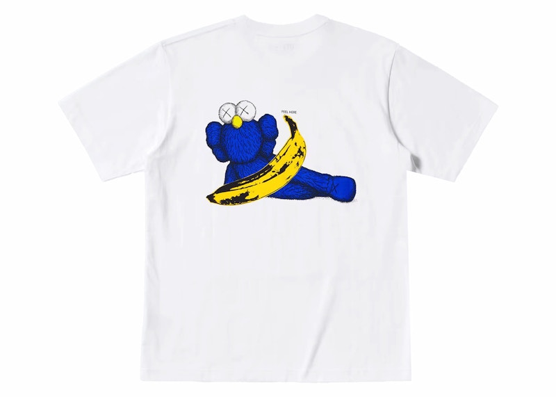 KAWS X UNIQLO WARHOL GRAPHIC TEE WHITE/BLUE
