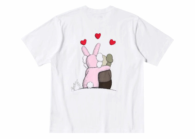 KAWS X UNIQLO WARHOL GRAPHIC TEE WHITE/PINK