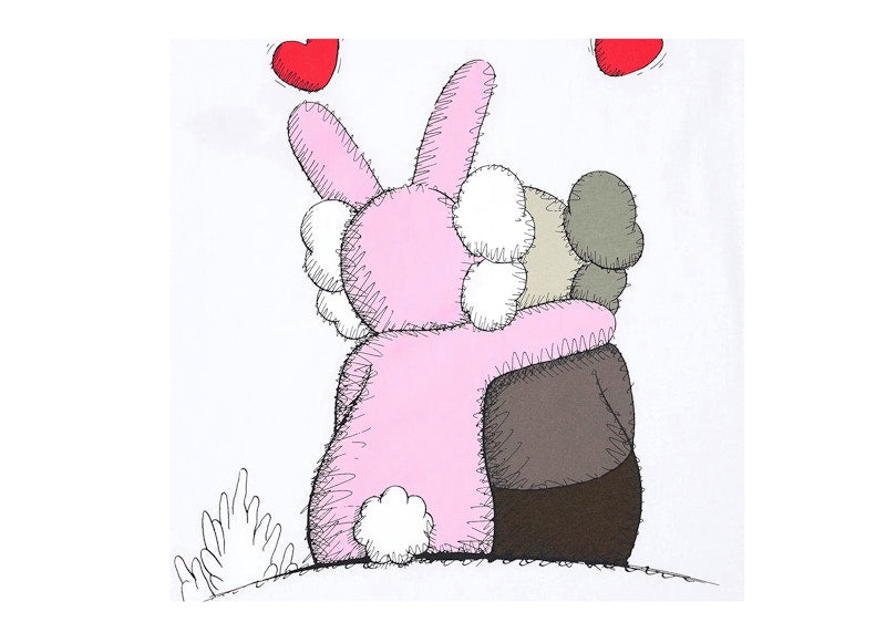 KAWS X UNIQLO WARHOL GRAPHIC TEE WHITE/PINK
