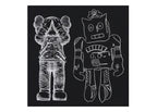 KAWS X UNIQLO WARHOL GRAPHIC TEE BLACK