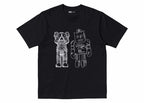 KAWS X UNIQLO WARHOL GRAPHIC TEE BLACK