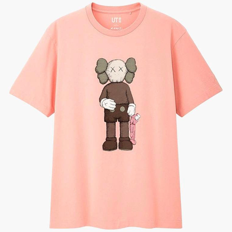 KAWS x Uniqlo Companion Tee Pink