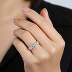 RING ANIVERSARY CLASSIC 3MM LAB DIAMOND WHITE GOLD