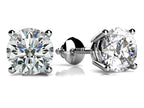 STUDS CLASSIC FOUR PRONG LAB DIAMOND 7.5MM