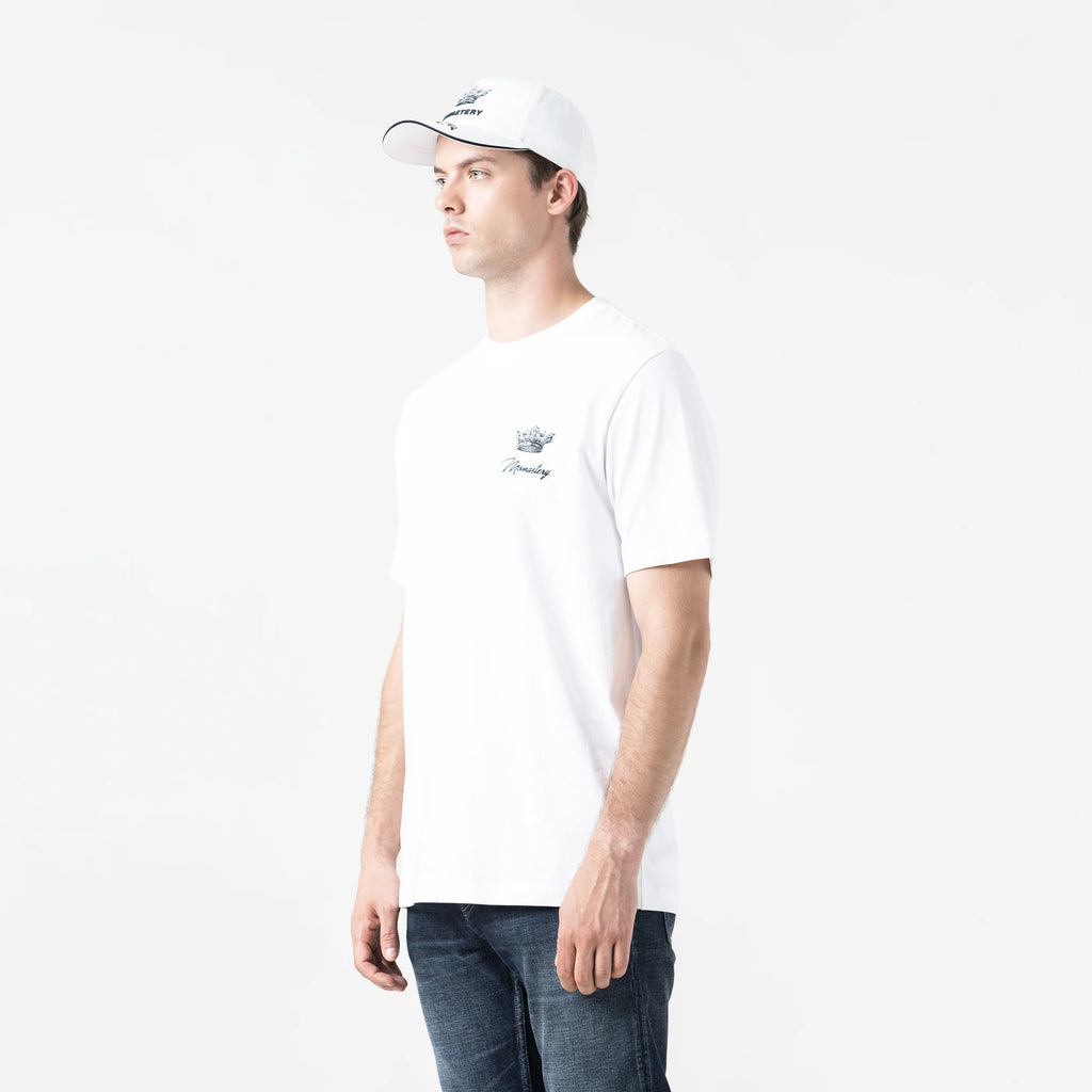 MONASTERY WARSEL T-SHIRT MEN WHITE