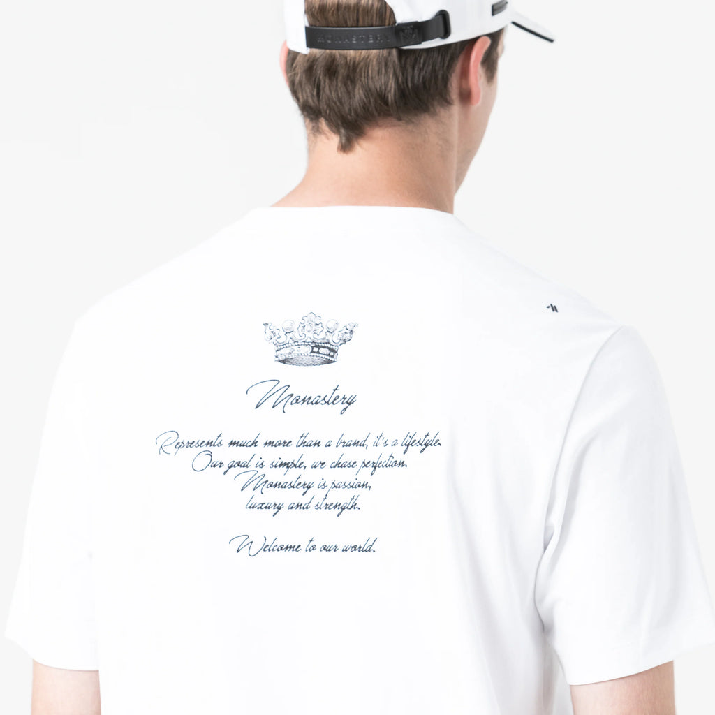 MONASTERY WARSEL T-SHIRT MEN WHITE