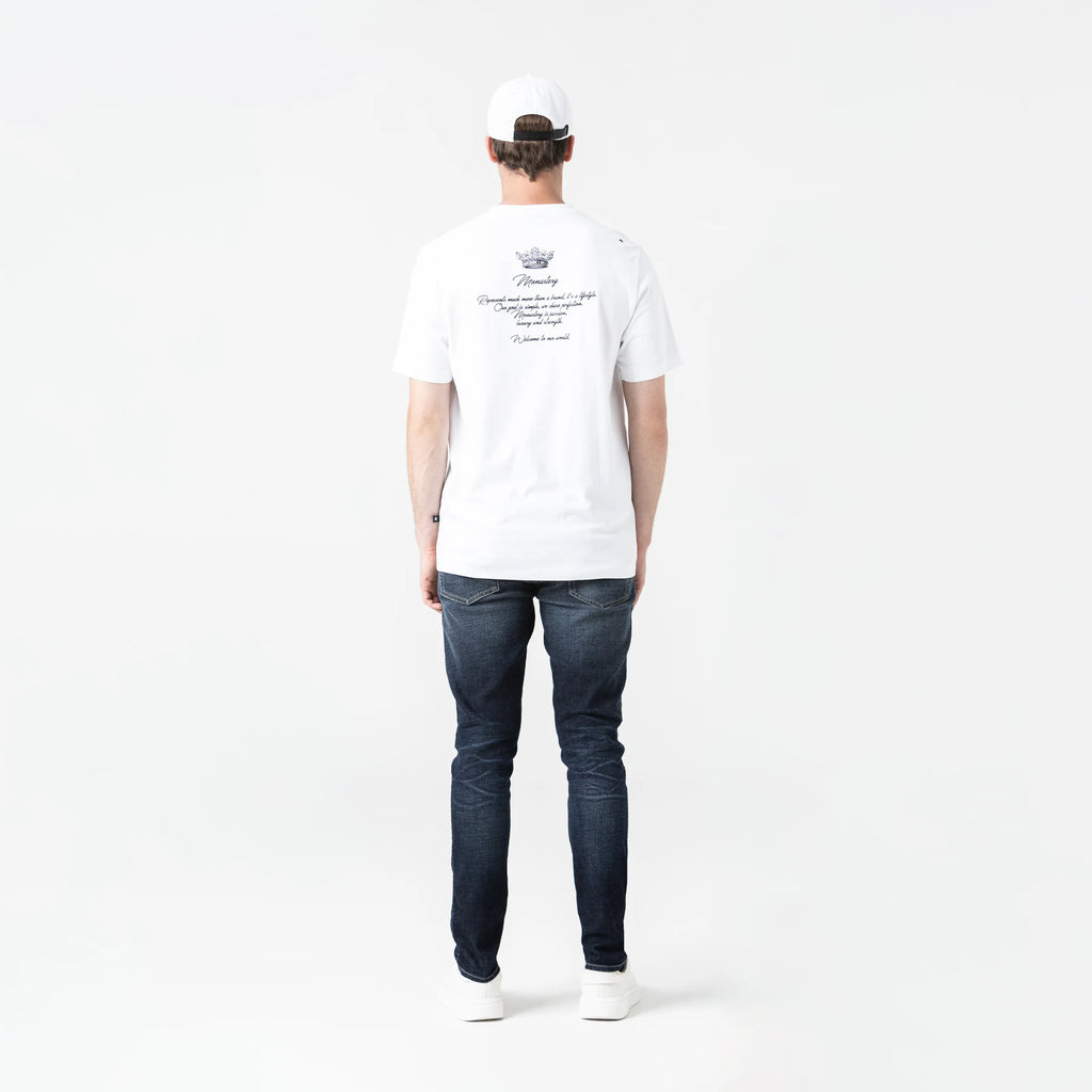 MONASTERY WARSEL T-SHIRT MEN WHITE