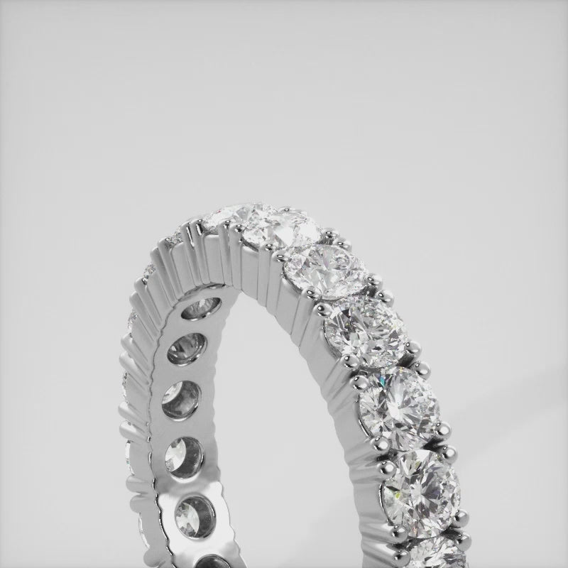 RING ETERNITY LAB DIAMOND EVERLASTING LOVE WHITE GOLD