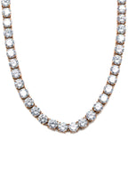 TENNIS CHAIN 4.5MM LAB DIAMOND NECKLACES ROSE GOLD